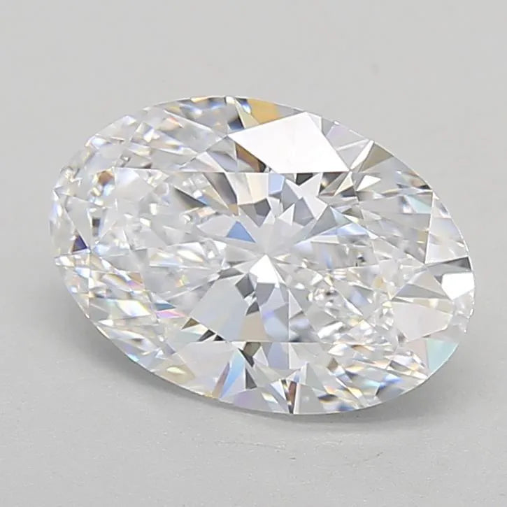 2.04ct Oval Lab Grown Diamond (Colour D, Clarity IF, Cut EX, GIA Certified)