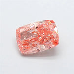 2.07ct Cushion modified Lab Grown Diamond (Colour Fancy Vivid Brownish Orange, Clarity VVS2, IGI Certified)