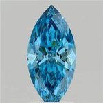2.07ct Marquise Lab Grown Diamond (Colour Fancy Vivid Blue, Clarity VS1, IGI Certified)