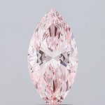 2.24ct Marquise Lab Grown Diamond (Colour Fancy Vivid Pink, Clarity VVS2, IGI Certified)