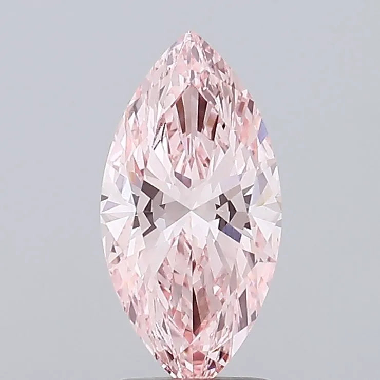 2.24ct Marquise Lab Grown Diamond (Colour Fancy Vivid Pink, Clarity VVS2, IGI Certified)