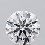 2.26ct Round Lab Grown Diamond (Colour D, Clarity IF, Cut ID, IGI Certified)