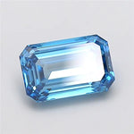 2.39ct Emerald Lab Grown Diamond (Colour Fancy Vivid Blue, Clarity VS1, IGI Certified)