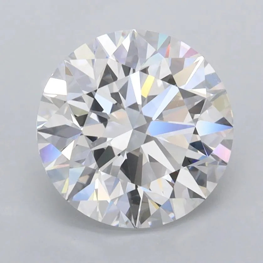 2.40ct Round Lab Grown Diamond (Colour D, Clarity FL, Cut ID, IGI Certified)