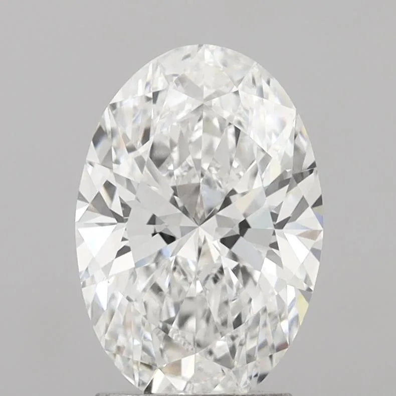 2.53ct Oval Lab Grown Diamond (Colour E, Clarity VVS2, IGI Certified)