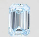2.65ct Emerald Lab Grown Diamond (Colour Fancy Vivid Blue, Clarity VS1, IGI Certified)