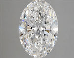 2.73ct Oval Lab Grown Diamond (Colour E, Clarity VVS1, IGI Certified)