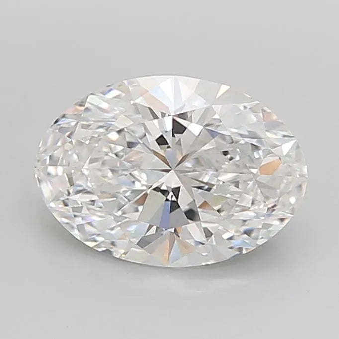 2.81ct Oval Lab Grown Diamond (Colour D, Clarity IF, Cut EX, IGI Certified)