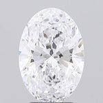 2.86ct Oval Lab Grown Diamond (Colour D, Clarity VVS1, IGI Certified)