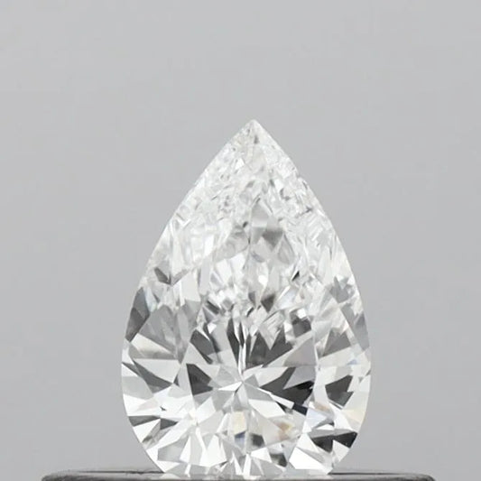 Diamante di laboratorio da 0,31 ct a forma di pera (colore E, purezza VVS2, certificato IGI)