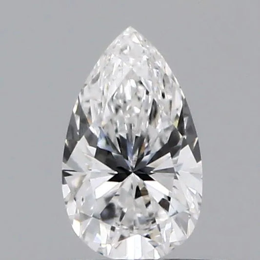 Diamante di laboratorio a forma di pera da 0,31 ct (colore E, purezza VS1, IGI)