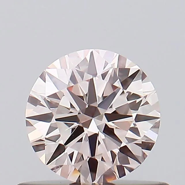 0.50ct Round Lab Grown Diamond (Colour Fancy Light Pink, Clarity VS1, Cut EX, IGI Certified)