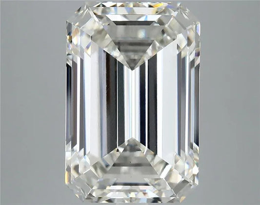 Diamante smeraldo coltivato in laboratorio da 8,17 ct (colore H, purezza VS2, certificato IGI)