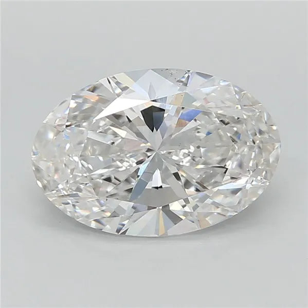 3.00ct Oval Lab Grown Diamond (Colour G, Clarity VS2, IGI Certified)