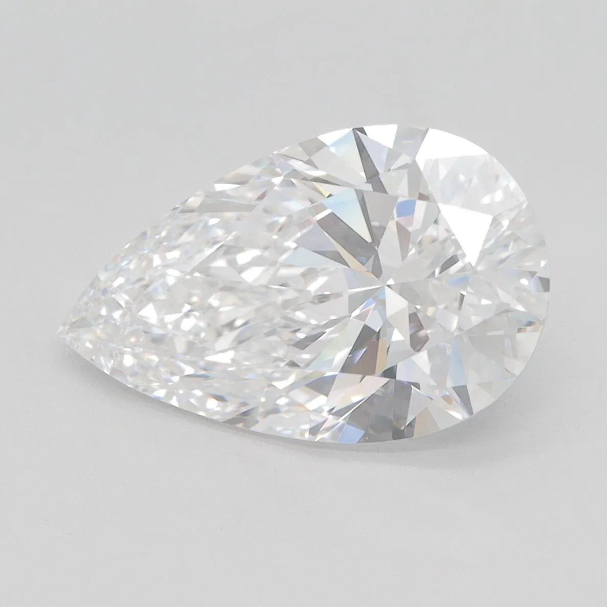 3.02ct Pear Lab Grown Diamond (Colour E, Clarity VVS1, GIA Certified)