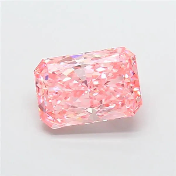 3.02ct Radiant Lab Grown Diamond (Colour Fancy Vivid Pink, Clarity IF, IGI Certified)