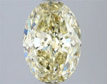 3.05ct Oval Lab Grown Diamond (Colour Fancy Yellow, Clarity VS1, IGI Certified)