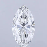 3.06ct Marquise Lab Grown Diamond (Colour G, Clarity VVS2, IGI Certified)