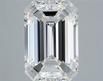 3.55ct Emerald Lab Grown Diamond (Colour F, Clarity VVS2, IGI Certified)
