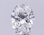 3.70ct Oval Lab Grown Diamond (Colour F, Clarity VVS2, IGI Certified)