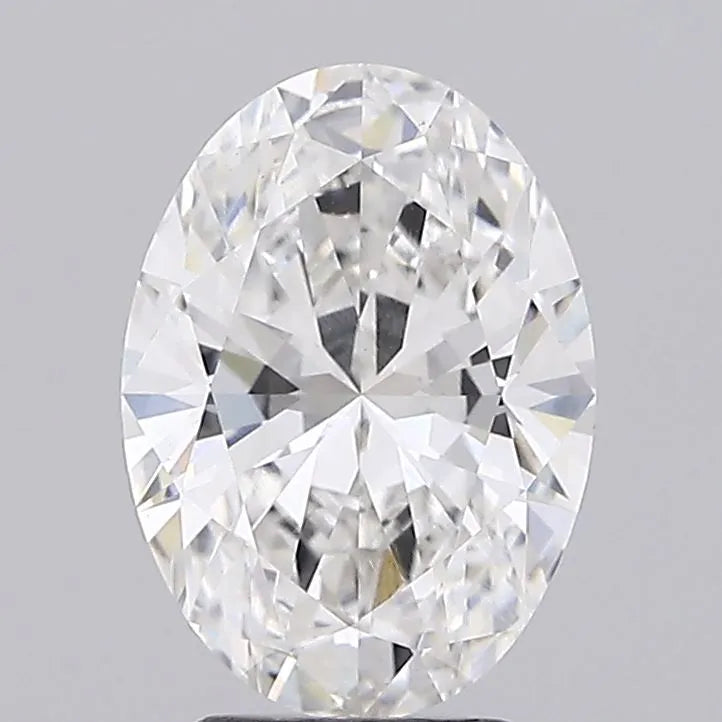 3.71ct Oval Lab Grown Diamond (Colour F, Clarity VS1, IGI Certified)