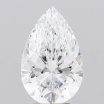 3.89ct Pear Lab Grown Diamond (Colour D, Clarity FL, Cut EX, GIA Certified)