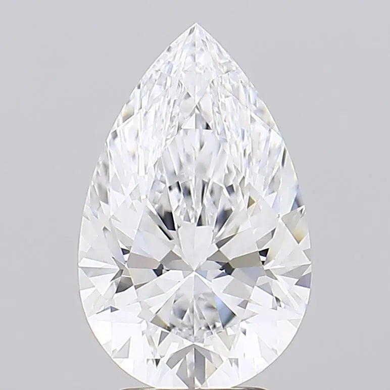 3.89ct Pear Lab Grown Diamond (Colour D, Clarity FL, Cut EX, GIA Certified)