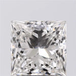 4.01ct Princess Lab Grown Diamond (Colour G, Clarity VS2, IGI Certified)