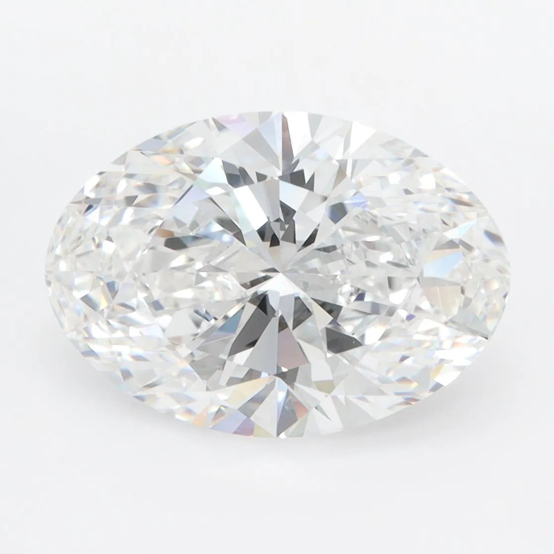 5.07ct Oval Lab Grown Diamond (Colour D, Clarity IF, IGI Certified)