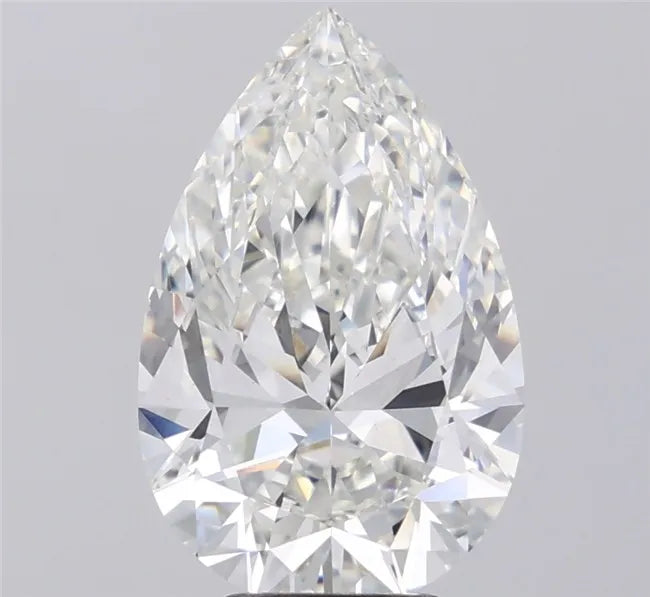 5.08ct Pear Lab Grown Diamond (Colour G, Clarity VVS2, IGI Certified)