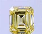 5.50ct Emerald Lab Grown Diamond (Colour Fancy Intense Yellow, Clarity VS1, IGI Certified)
