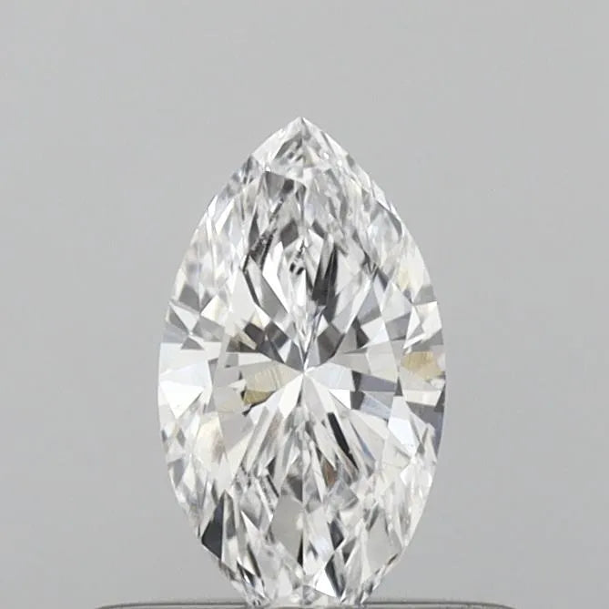 Diamante Marquise da 0,30 ct coltivato in laboratorio (colore D, purezza VS2, certificato IGI)