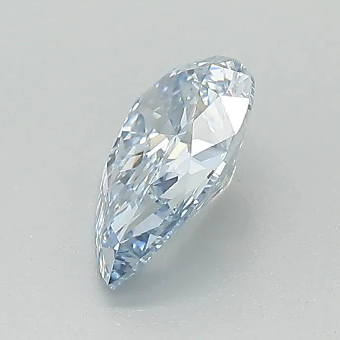 0.71ct Pear Lab Grown Diamond (Colour Fancy Intense Blue, Clarity VVS2, Cut GD, IGI Certified)