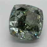 7.66ct Cushion modified Lab Grown Diamond (Colour Fancy Vivid Green, Clarity VVS2, IGI Certified)