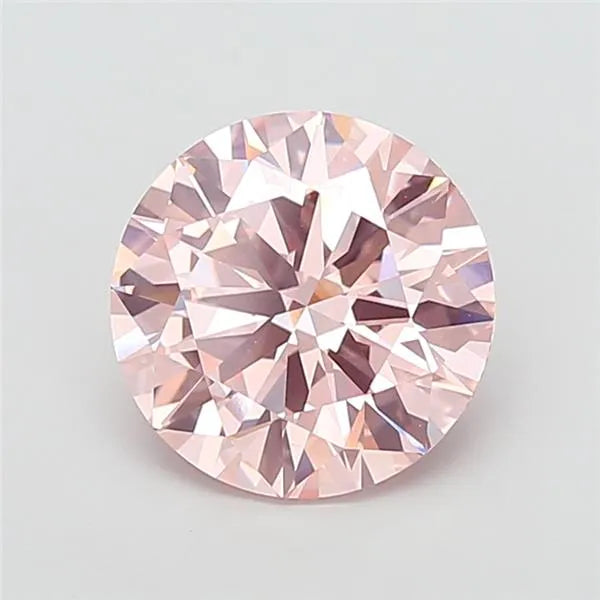 8.00ct Round Lab Grown Diamond (Colour Fancy Intense Pink, Clarity VVS2, Cut ID, IGI Certified)
