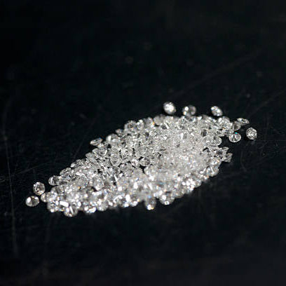 Lotto di 12 diamanti da 1,3 mm DE VS1 (0,01 ct. Peso per unità)