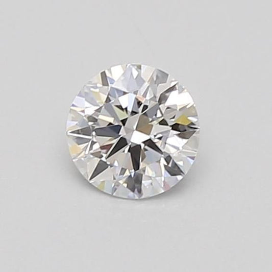 Diamante rotondo da 0,30 ct coltivato in laboratorio (colore D, purezza VVS2, taglio EX, IGI)